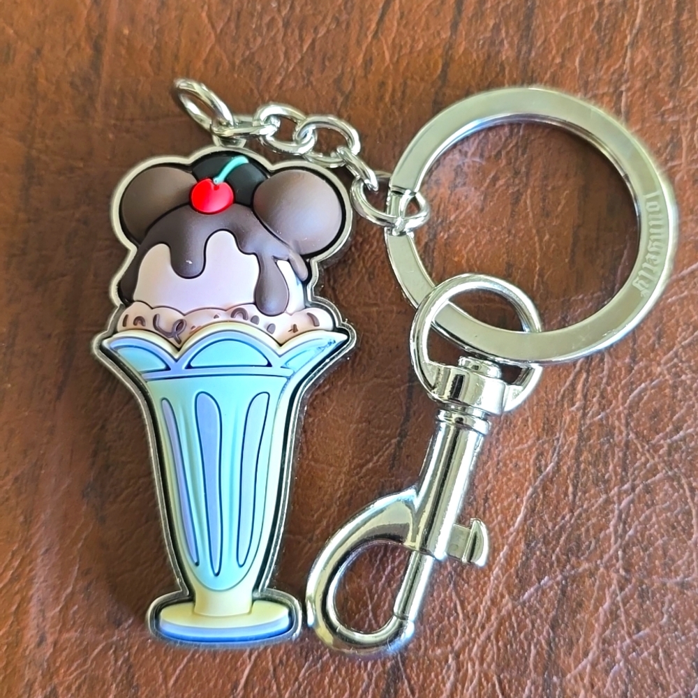 Loungefly Disney Mickey Ice cream Keychain